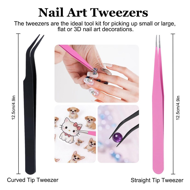 15pcs Rhinestone Picker Tool, Bedazzling Pen Wax Pencil for Rhinestones