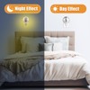 Disco Ball Night Light Plug into Wall, Silver Mirror Night