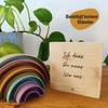 Paar Geschenk - Ich deins, du meins, wir eins Holzbild