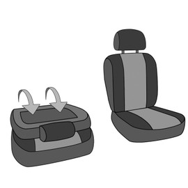 CalTrend Front Buckets Seats, NeoSupreme Seat Covers for 2011-2021 Jeep Grand Cherokee Yellow Yellow Insert and Trim