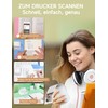 iDPRT Mini Printer with 1 Roll Sticker Paper, Thermal Printer