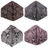 Zac's Alter Ego Set of 4 Stylish Snake Skin Soft