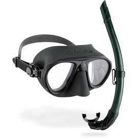 Cressi Calibro Mask and Corsica Snorkel Kit Green