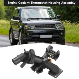 Engine Coolant Thermostat Housing Assembly - Compatible for Land for Rover LR3 2005-2009 - Replace Part LR005631