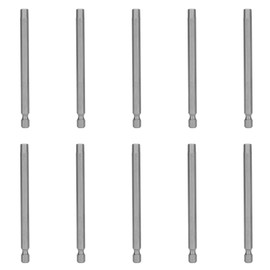 10Pcs 6mm Magnetic Screwdriver Bits Alloy Steel 1/4 Inch Hex Shank Bits Accessory