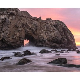 VNUIEHG Big Sur National Park Beach Scenery Painting by Numbers DIY Unique Canvas Oil Painting Kit Digital Painting 16x20 Inch