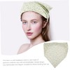 Beavorty 6pcs Triangular Headband Bandanas Hairpin Headband Black Headband Chiffon