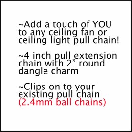 the fun things 2 x Music Piano Keys Ceiling Fan Lighting Pull Chain Extension Chain + Charm