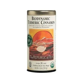 La República De Té De Canela Biodinámica Cúrcuma Infusión, 3