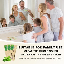 HAIFOTRVA 200 Pack Too Small Bulk Travel Size Toothpaste, 0.105 oz Extra Small Mint Mini Disposable Toothpaste for Hotel, Guests, Homeless, Charity