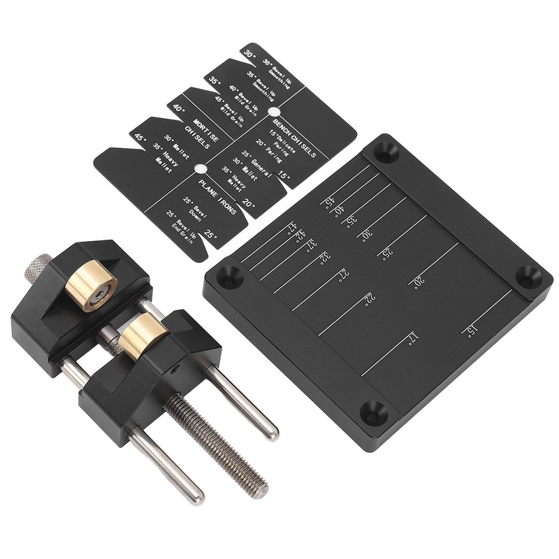 Honing Guide System Woodworking Plane Chisel Sharpening Kit Aluminum Alloy