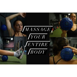 GolgiStim Large Trigger Point Massage Ball - 4.75 Inch Hard Rubber Therapy Ball for Myofascial Massage - Deep Tissue Massager for Myofascial Release (Also for Exercise and Pressure Point Recovery)