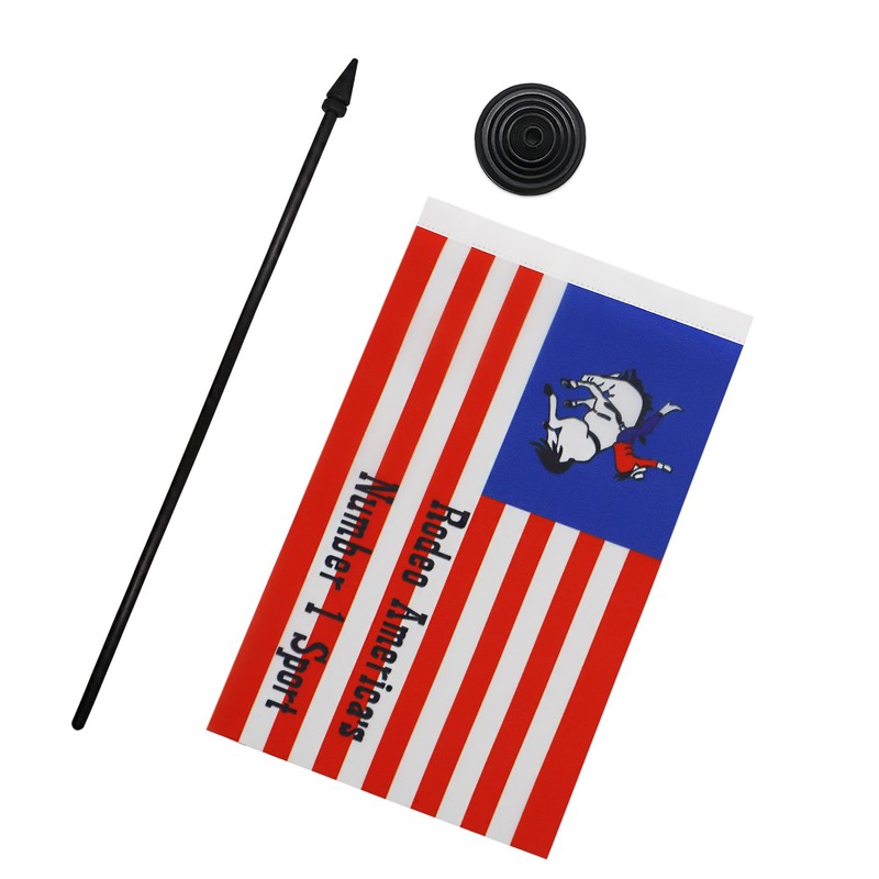 AZ FLAG - USA Rodeo Table Flag 8.5 x 5.5