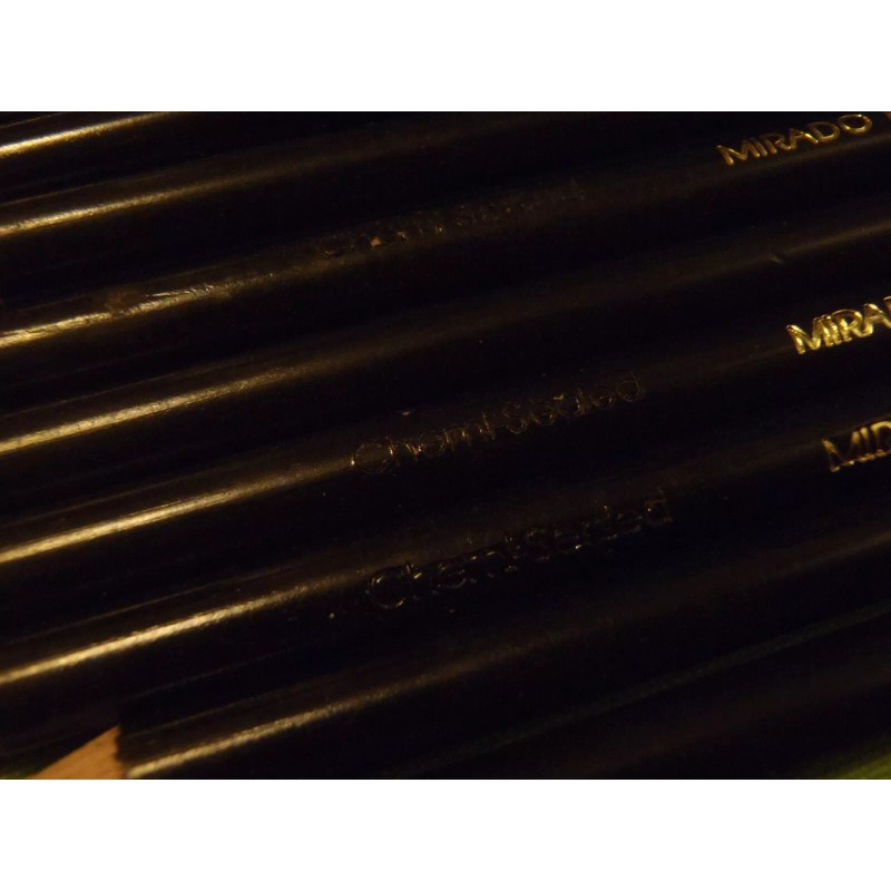 10x Vintage Mirado Black Warrior penciles,chemi