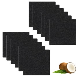 Hufopik 12 PCS Odor Absorbing Filter Refills for EKO Trash Cans, Garbage can Deodorizer, Activated Charcoal Odor Absorber, Charcoal Odor Absorber, Trash can Deodorizer Stick on