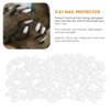 100PCS Soft Pet Cat Nail Hats Claws Safe Anti Scratch