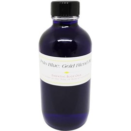 TCEShop Polo Blue: Gold Blend - Type For Men Cologne Body Oil Fragrance [Regular Cap - Purple - 4 oz.] - ID#32155