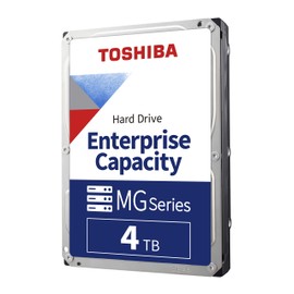 Toshiba MG Series Enterprise 4TB 3.5’’ SATA 6Gbit/s Internal HDD 7200RPM 550TB/year 24/7 Operation. MG04ACA400E (Renewed)