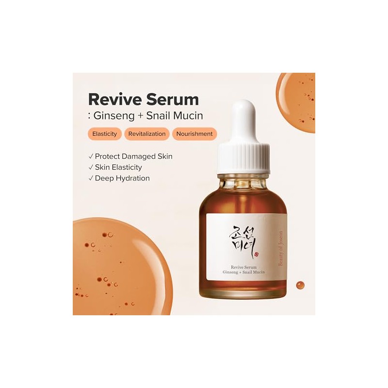 Revive Serum : Ginseng + Snail Mucin