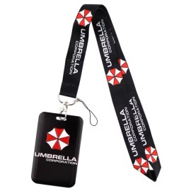 Umbrella Corps Resident Evil Umbrella Corporation ID Card Badge Lanyard Neck Strap Holder Movie