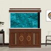 Rock Wall Aquarium Background Underwater Turquoise Rock Fish Tank Background