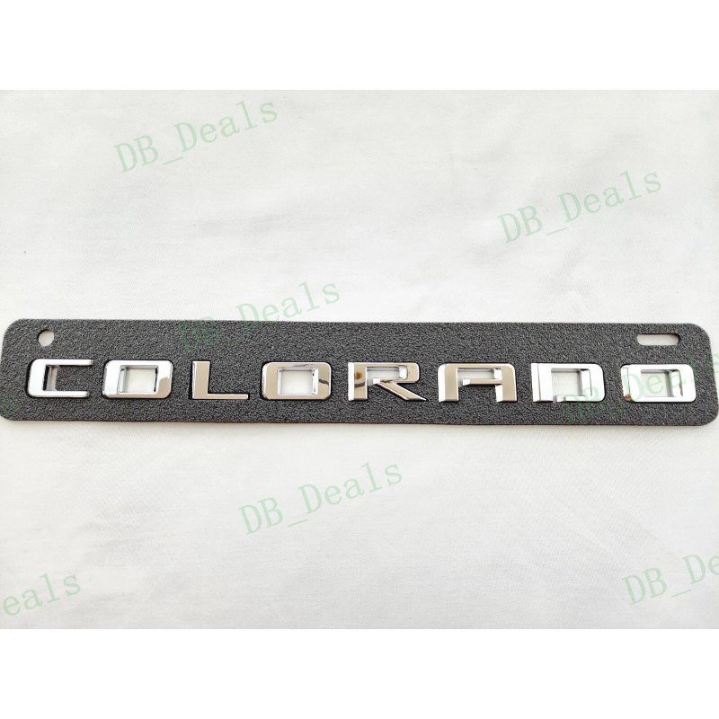 Colorado 4PCS Chrome Door Rear Colorado LT Emblems Letters Badges