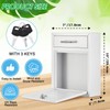 Yaocom Locking Mailbox with Key for Outdoor 10 x 7