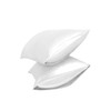 Yorkshire Bedding Satin Pillow Cases 2 Pack – Luxurious White