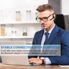 SUNITEC Auriculares Bluetooth, doble micrófono inalámbrico para computadora con tiempo