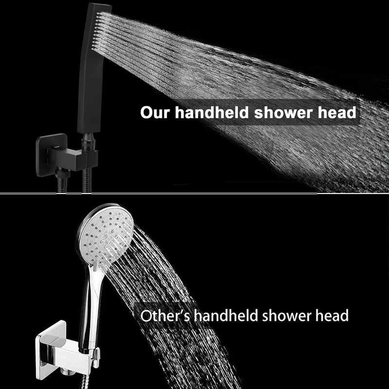 NearMoon Brass HandHeld Shower Head, Luxury High Pressure Shower Kit