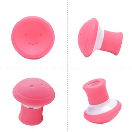 Jaw Exerciser, Muscle Lips Trainer, Face Slimming Tool, Neck Exerciser, Double Chin Eliminator Reducer, Breathing Exercise Device Slimmer, Facial Firming, Line Improving Exerciser, Skin Sagging Reducer - Pink