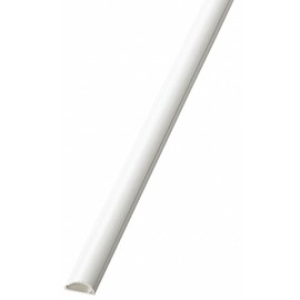 Raceway, Half Round, Micro, White