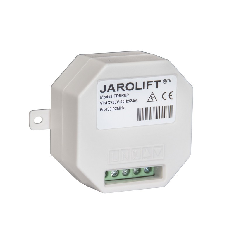 jarolift 1-Channel TDRRUP Radio Receiver for Tubular Motors Flush-Mounted, Roller