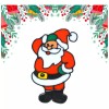 Jands Pegatinas De Gel Navideñas 19 Cm Adornos Navideños 2pz