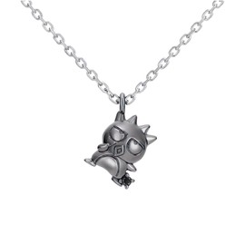 [UTORERE] Sanrio Bad Batsumaru NSaBB-100-SV Gift BAD BADTZ-MARU Necklace, Silver, Women's, Gift