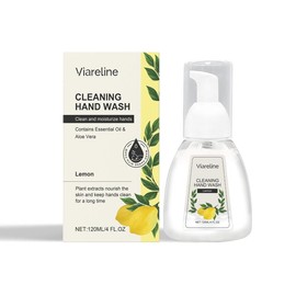 Viareline Foaming Hand Sanitizer (Lemon Flavor) Gentle Cleansing, Soothing Decontamination, Moisturizing Care Hand Cleansing Foam - Scent: 1pcs