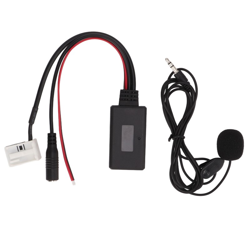 12 Pin AUX Adapter Hands Free Microphone Kit Wireless Bluetooth