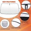 Windshield Sun Shade Compatible with Nissan Sentra 2020 2021 2022