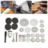 60Pcs Cutting Disc Wheel Cutter Rotary Tool Circular Saw Blade