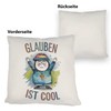 Glauben ist cool Kissen - christliches Motiv Lustiges SpruchKissen für