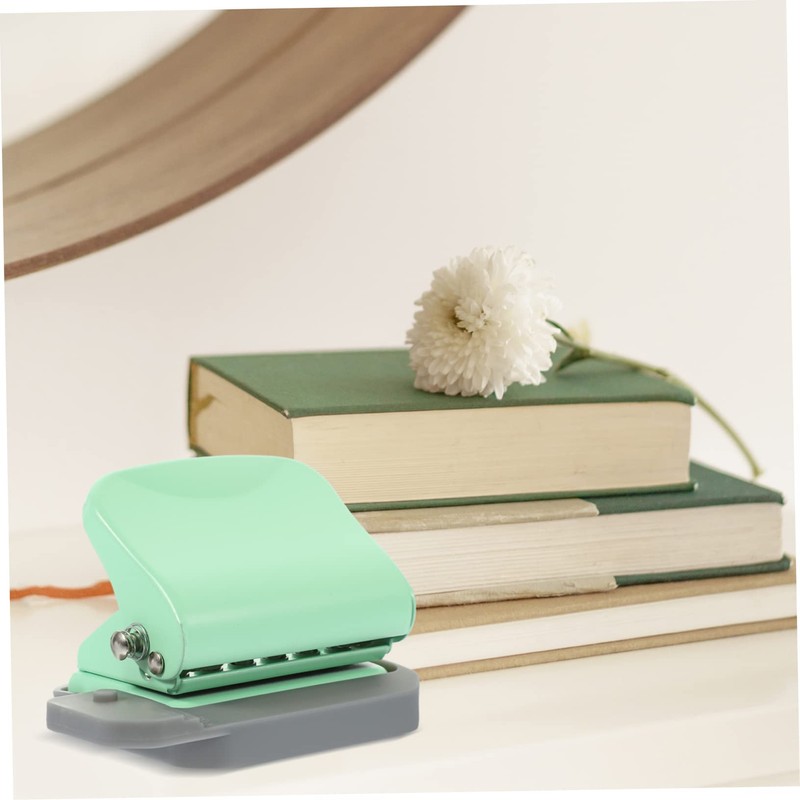 Angoily Manual Puncher for Office Adjustable Loose Leaf Paper Hole