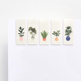 Monolike Magnetic Bookmarks Garden Plant, Set of 5