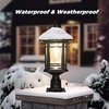 Kemeco Solar Post Light Outdoor, ST4338Q Dusk to Dawn Post