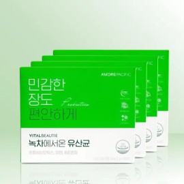 Vital Beauty Lactobacillus from Green Tea 1g x 60 sachets x 4 / iuy / 바이탈뷰티 녹차에서 온 유산균 1g x 60포 x 4개 / iuy