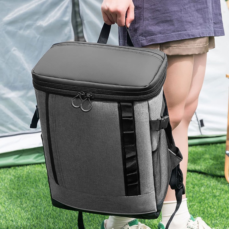 20L Thermal Insulated Food Delivery Backpack Thickening Leakproof Waterproof Lining