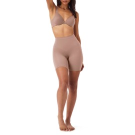 SPANX Shapewear for Women Tummy Control Power Short (Regular and Plus Size), Café Au Lait, 2X