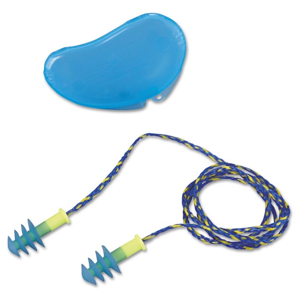 Fusion Multiple-Use Earplugs - fusion earplug reg corded in heatpack cs [Set of 100]