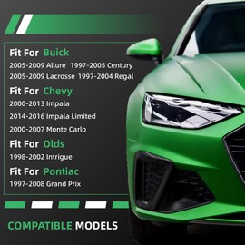 Torsiva K6662 2PCS Rear Sway Bar End Links for Buick Allure Lacrosse Century Regal 1997-2009/ for Olds 1998-2002 Intrigue/for Chevy Impala Limited Monte Carlo 00-16/ for Pontiac 97-08 Grand Prix