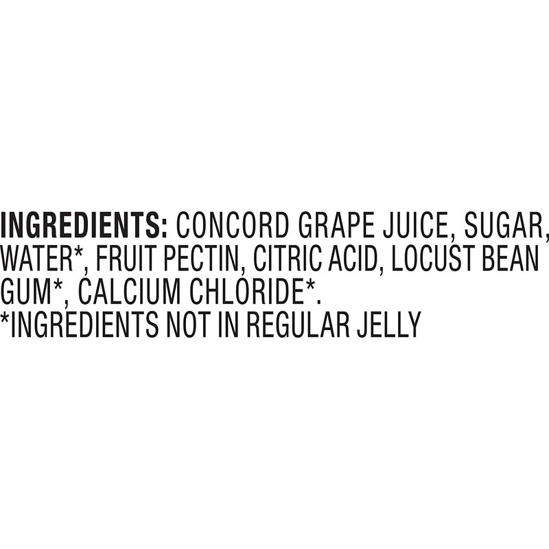 Smucker's Low Sugar Concord Grape Jelly 15.5oz Jars (Pack of