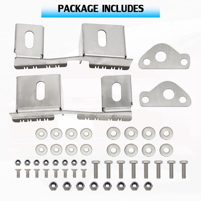 AUTOVIC Front Bumper Lifts Kit With Hardware Gap Fix For
